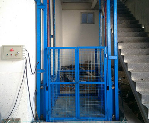 雙杠液壓升降貨梯